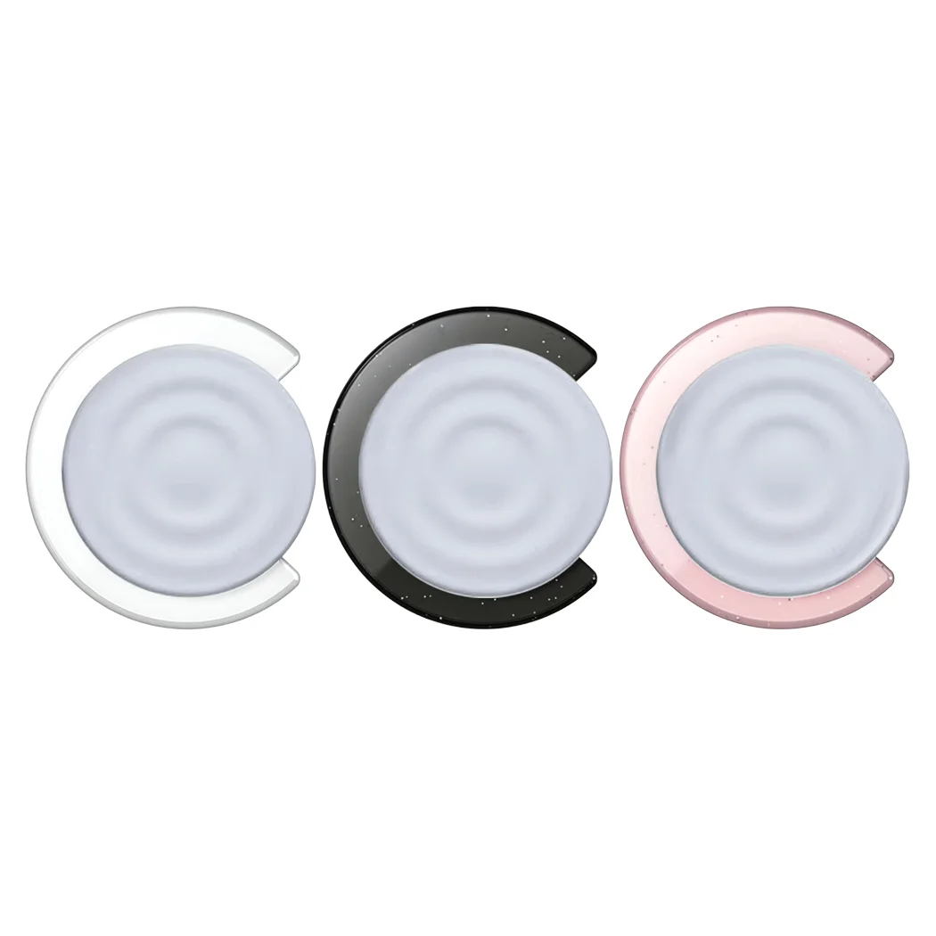 

Mist Purple Ripple Magnetic Folding Phone Grip Stand Card Holder for IPhone 12 13 14 15 16 17 Pro Max Mount Support for S25U