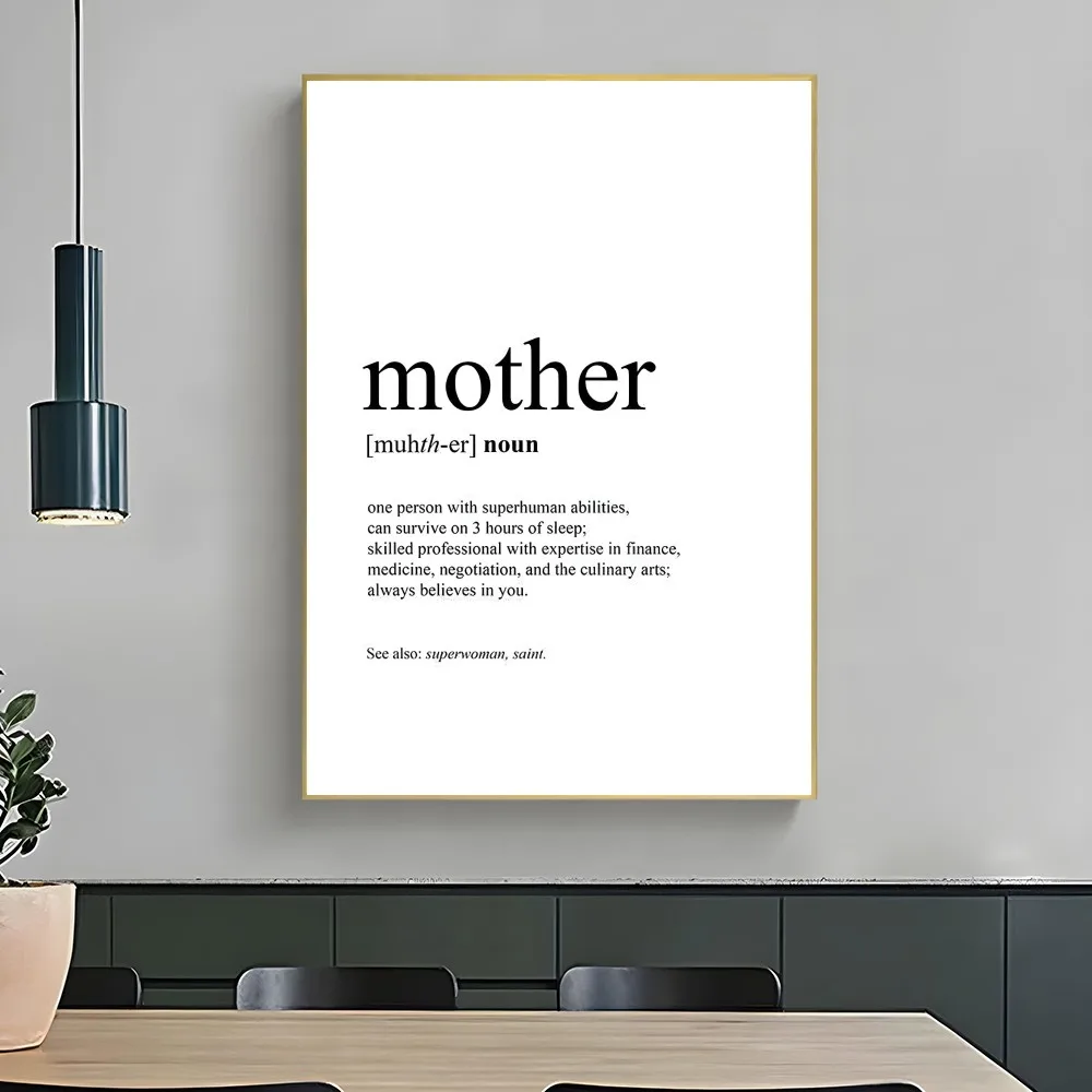 1pc Home Friend Travel Love Definition Quotes Classic Quotes Poster Paper Print Home Entrance Bar Cafe Art Painting Decoration