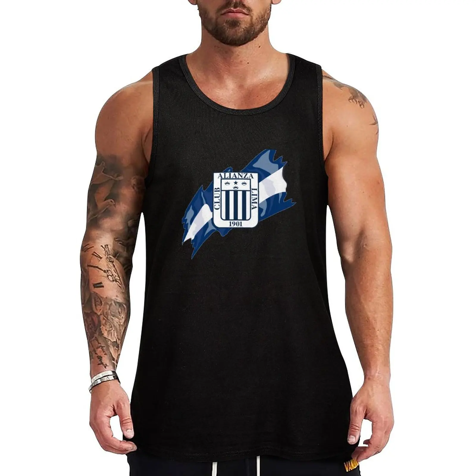 

Peru is Club Alianza Lima Tank Top men clothing vests for men T-shirt sports Body man