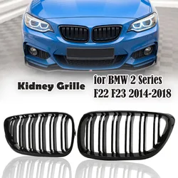 ABS Ön Yedek Böbrek Izgarası Çift çıtalı Izgaralar Yarış Izgaraları BMW 2 Serisi F22 F23 220i 228i 230i M235i F87 M2 14-18