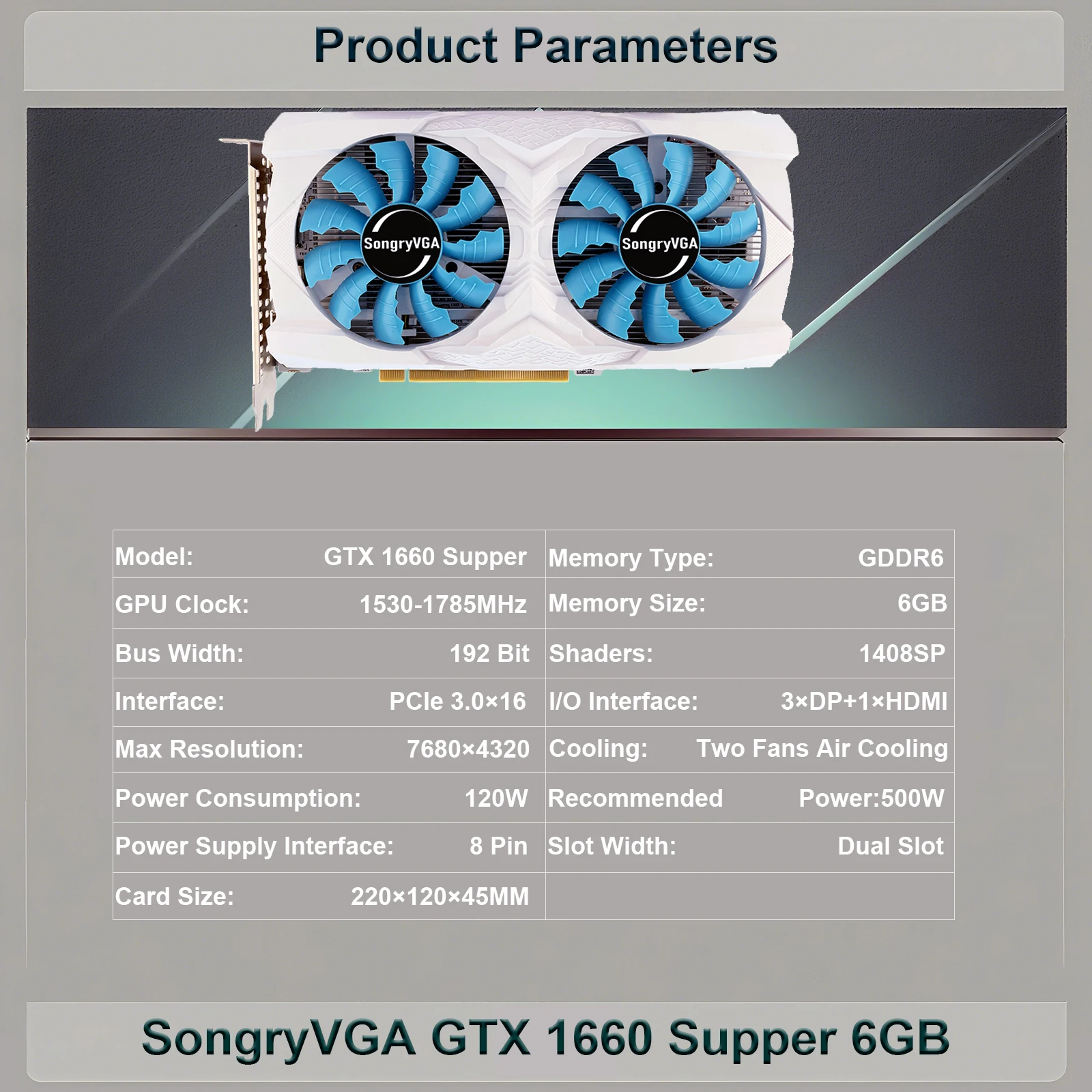 Karta graficzna SongryVGA GTX – Pc Gaming Gtx 1660 Super recenzja i cena