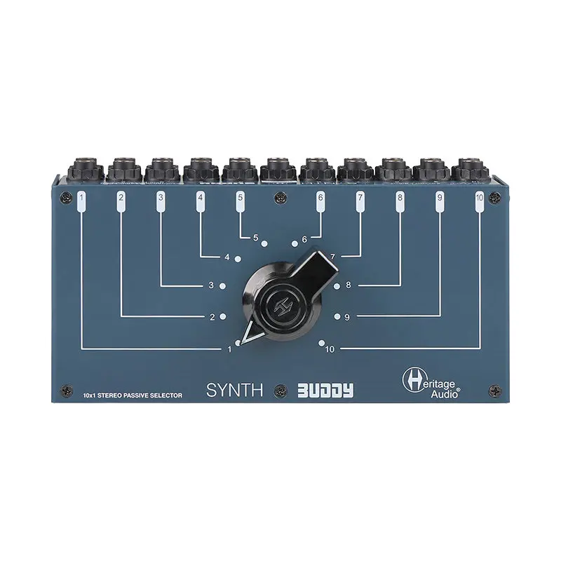 Heritage Audio Synth Buddy Multi-Synthesizer Output One Stereo Tap Tube Box (autres éléments importants)