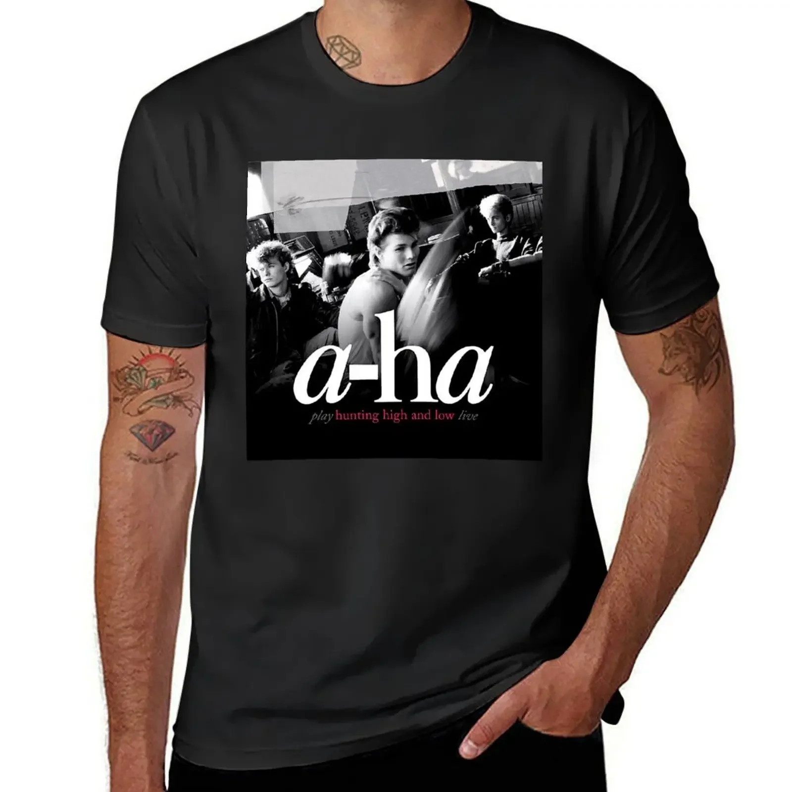 high hunting a-ha and low play Classic T-Shirt quick drying cute tops oversized t shirt custom shirt men t shirts high quality