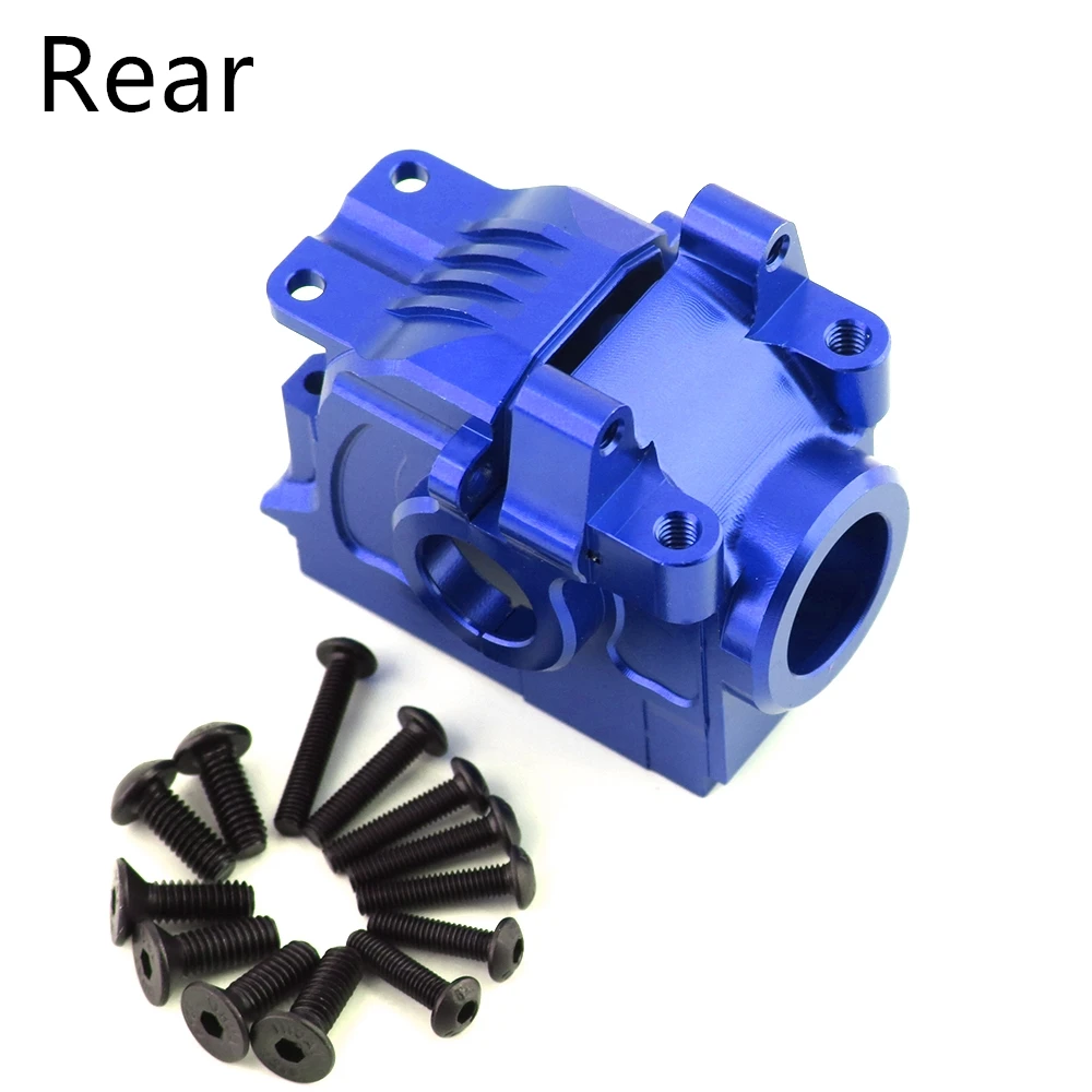 Metalen Versnellingsbak Voor En Achter Differentiële Behuizing 6880 6881 Voor 1/10 Traxxas Slash 4X4 Vxl Rustler Stormloop Hoss Upgrade-Onderdelen