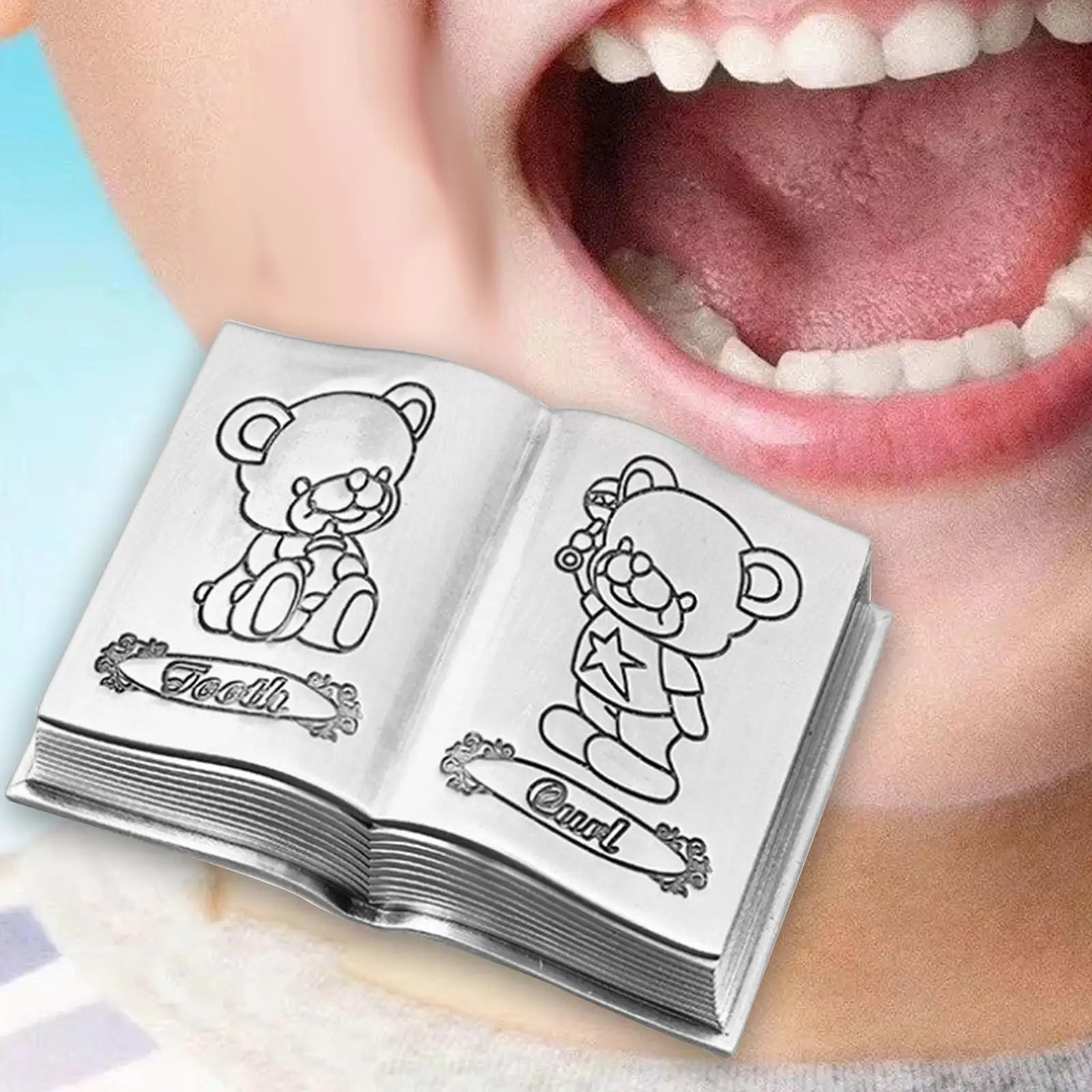 Baby Tooth Keepsake Box Storage Organizer Tooth Saver Tooth Fairy Box for Birthday
