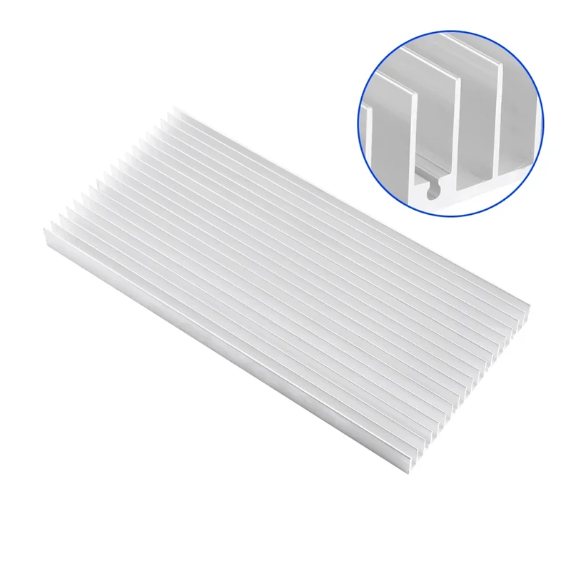 Dispositivo di raffreddamento LED con dissipatore di calore in alluminio premium ABNM per luci LED ad alta potenza, 300X140x20mm