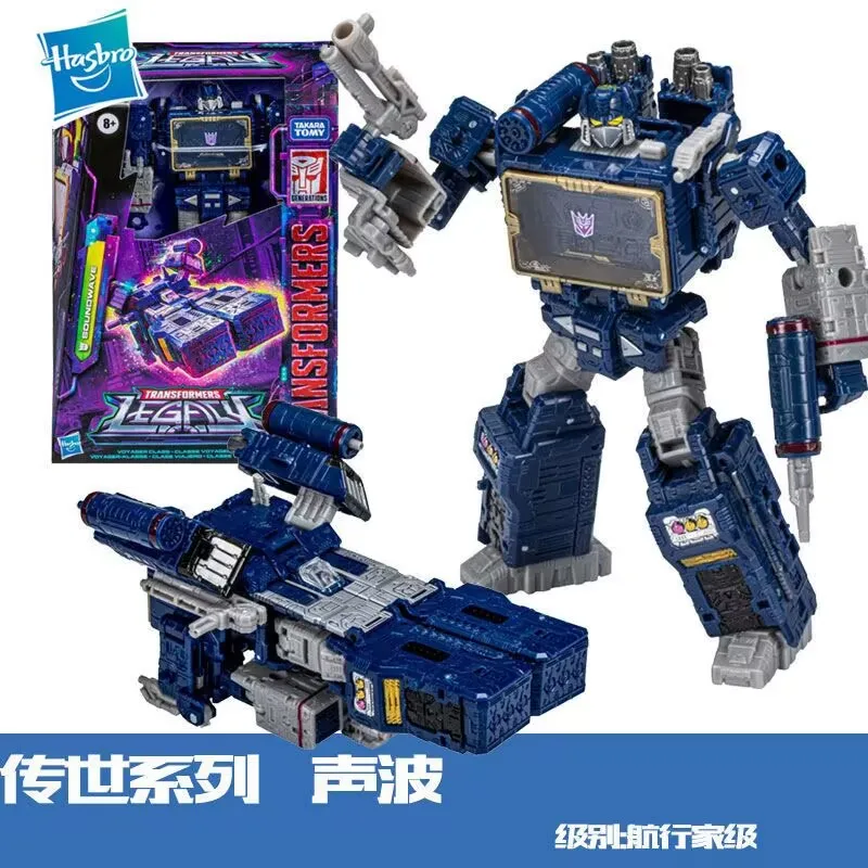 

Original Takara Tomy Hasbro Transformers Legacy Soundwave Action Figure Robot Ornaments Figure Toys Birthday Gift Holiday gifts