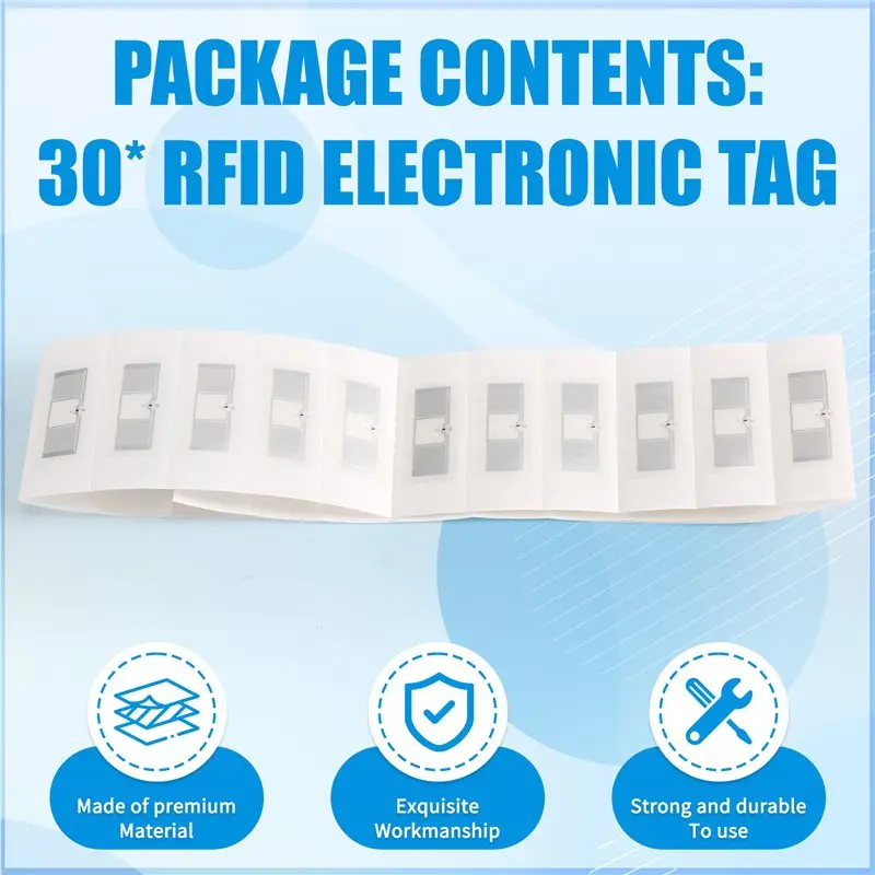 RFID Electronic Tag UHF Passive 915Mhz 6C RF Tag Alien9920 Ultra High Frequency RFID Sticker Inlay