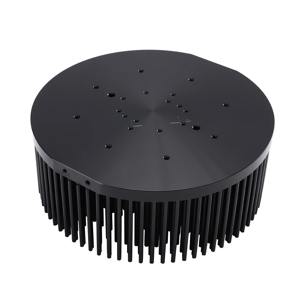 KsGrowl 100W Aluminum  LED heat sink 180mm pin fin pre-drilled radiator pre-drilled for COB CREE CXB3590 Citizen clu058 1825