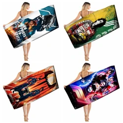 F1 Season Poster Carlos Racing Car Kings Of The Castle Quick-Drying Towel