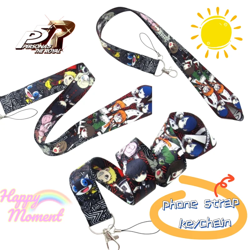 

New persona mobile phone lanyard long high-value creative personality badge camera keychain anti-loss lanyard neck rope durable
