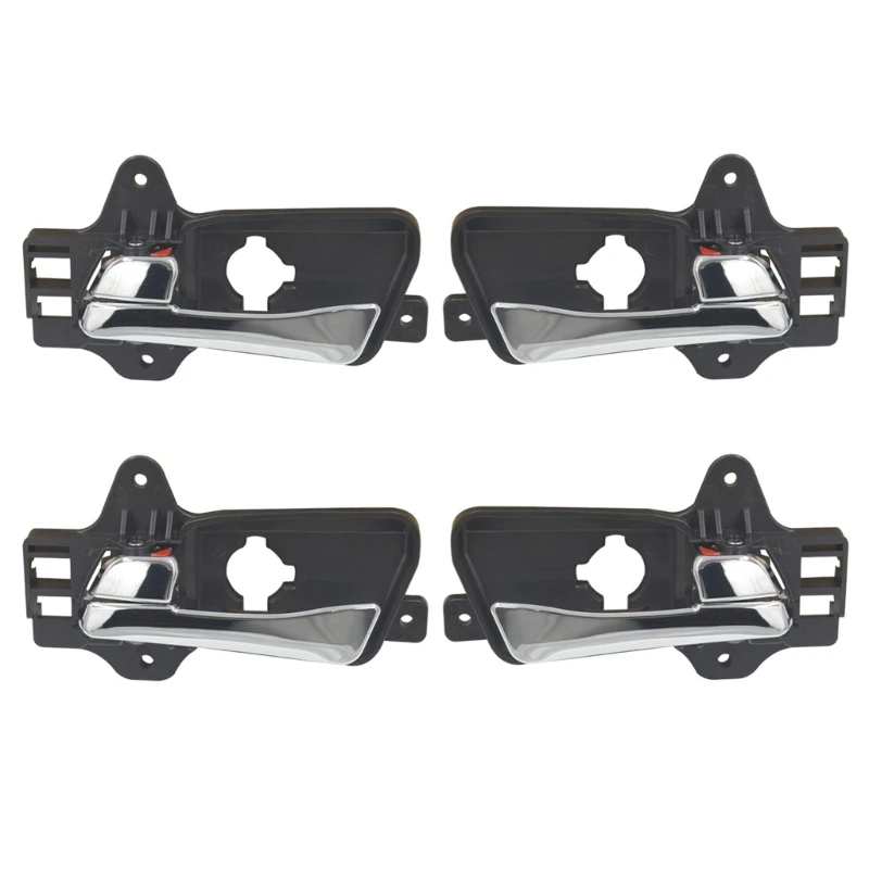 826202L010 Interior Cabin Handle Repair Part, Car Door Pull Lever in Black and Silver for Daily Access and Routine Care H8WE