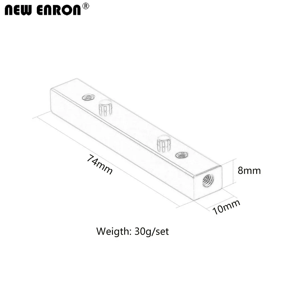 NEW ENRON Aluminium 2Pcs Front / Rear Bulkhead Mount 86079 86386 for RC Cars 1/10 HPI SAVAGE SS Flux X 4.6 XL 5.9 Upgrade Parts