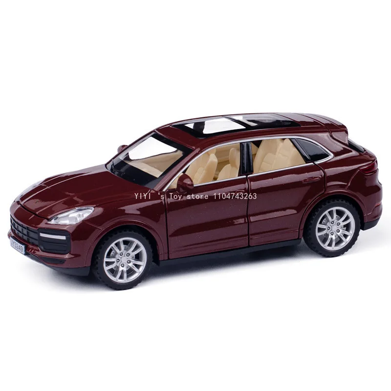 

1:32 Porsche Cayenne Turbo Alloy Car Diecast Model Sound Light Miniature Car Model Decorative Trendy For Friend Gift toys BA20