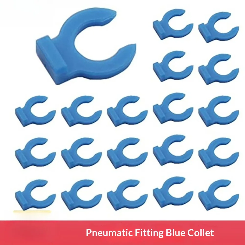 

3D printer DIY accessories pc4-01 pc4-m6 pneumatic connector blue buckle 4mm Teflon tube fixed