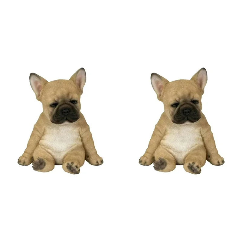 

Y50A-2X скульптура французского бульдога, орнамент, статуя собаки, фигурка, уличный садовый декор, подарок-сидящая собака