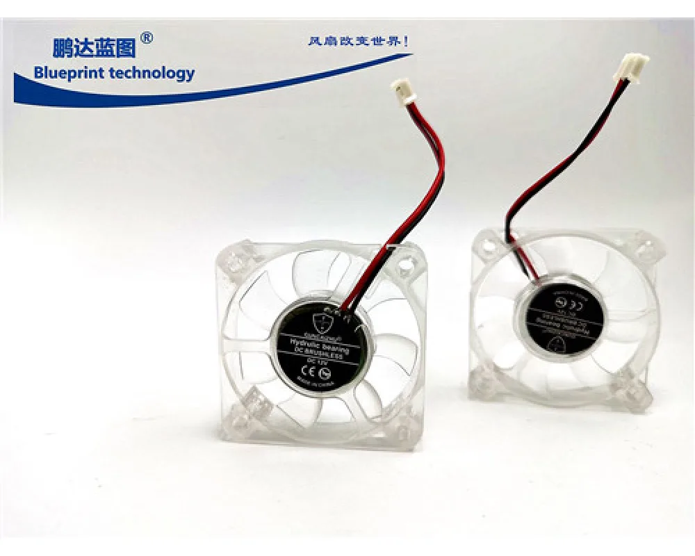 New Silent 5010 5cm TransparenT 12V Motherboard Chassis 50 * 10mm Heat Dissipation Fan 50*50*10mm