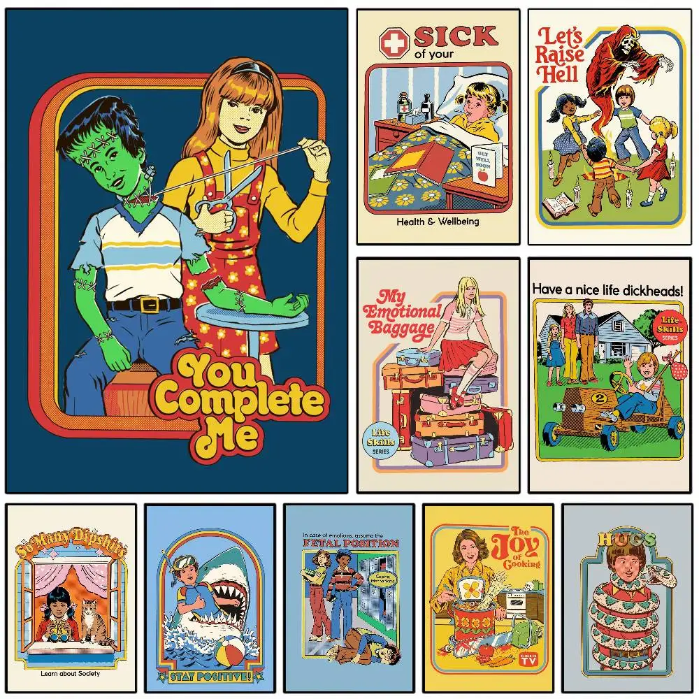 ملصق فني رعب من My First Knife Fight ستيفن رودس مع مطبوعات هدية تزيين غرفة النوم وغرفة المعيشة