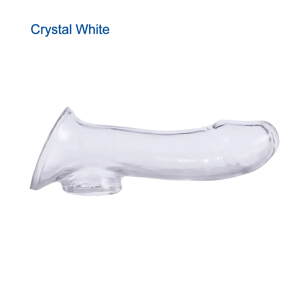 Penis Ring Penise Enlargement Sleeve For Penis Semen Lock Ring For Men Reusable Sexy Toys Cock Sleeve Extender Ejaculation Delay view 4