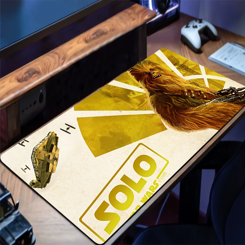 

Anime Mouse Pad Gamer Keyboard Pad Desk Mouse Mat Carpet Rubber S-star W-wars Chewbacca Tapis Souris Gaming Notbook PC Mousepad