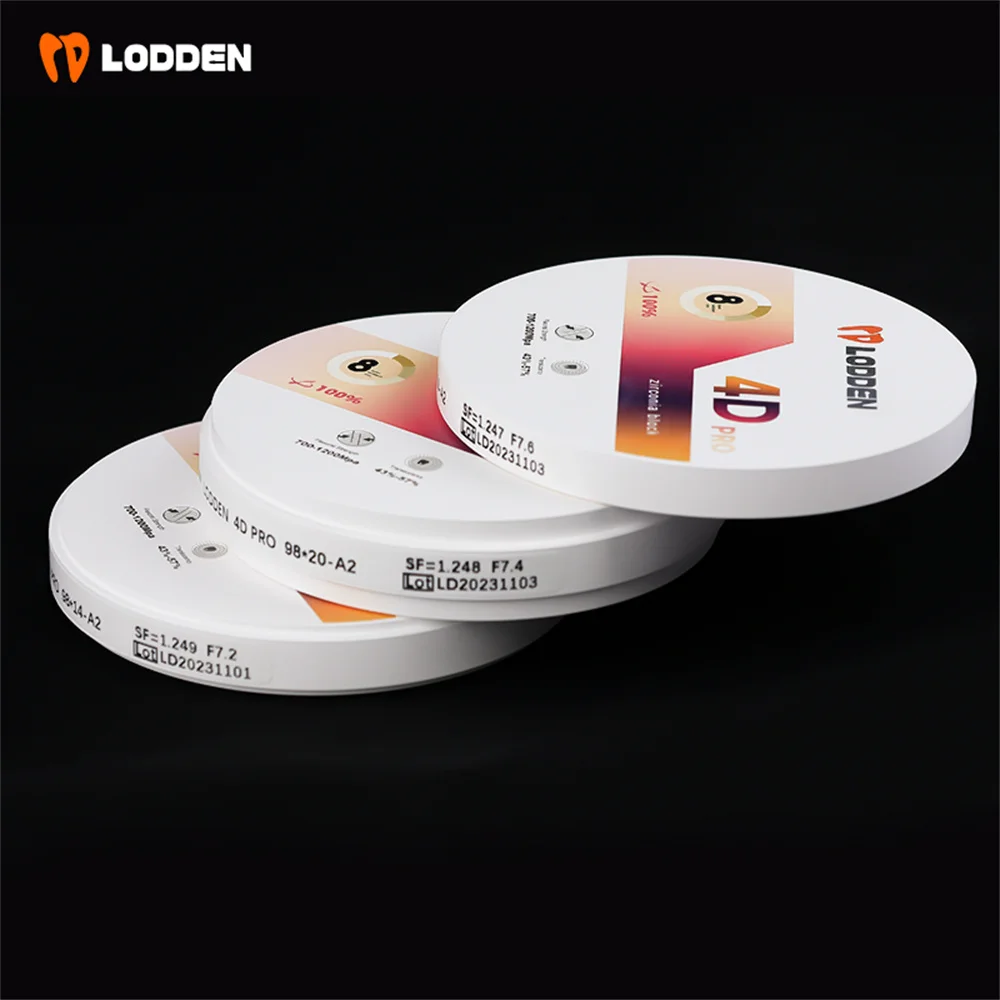 

4D-Multilayer Zirconia disc 4D Pro multilayer disk block CAD CAM Dental laboratory super translucent 98mm