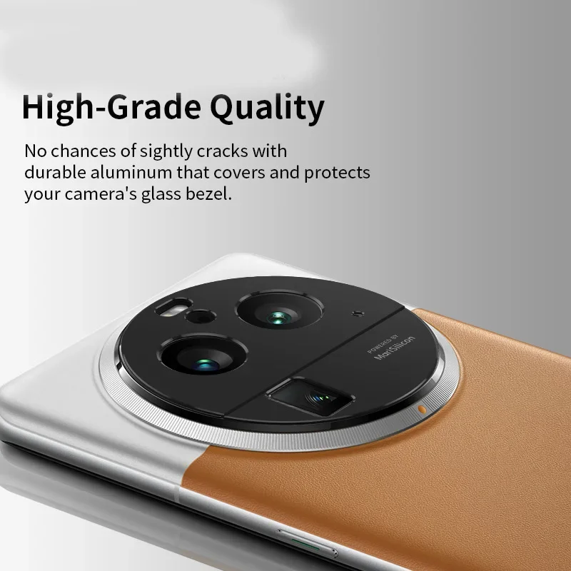 Camera Lens Protector for OPPO Find X6 Pro Aluminum Back Camera Lens Protectors for OPPO Find X6Pro Protective Case Metal Shell