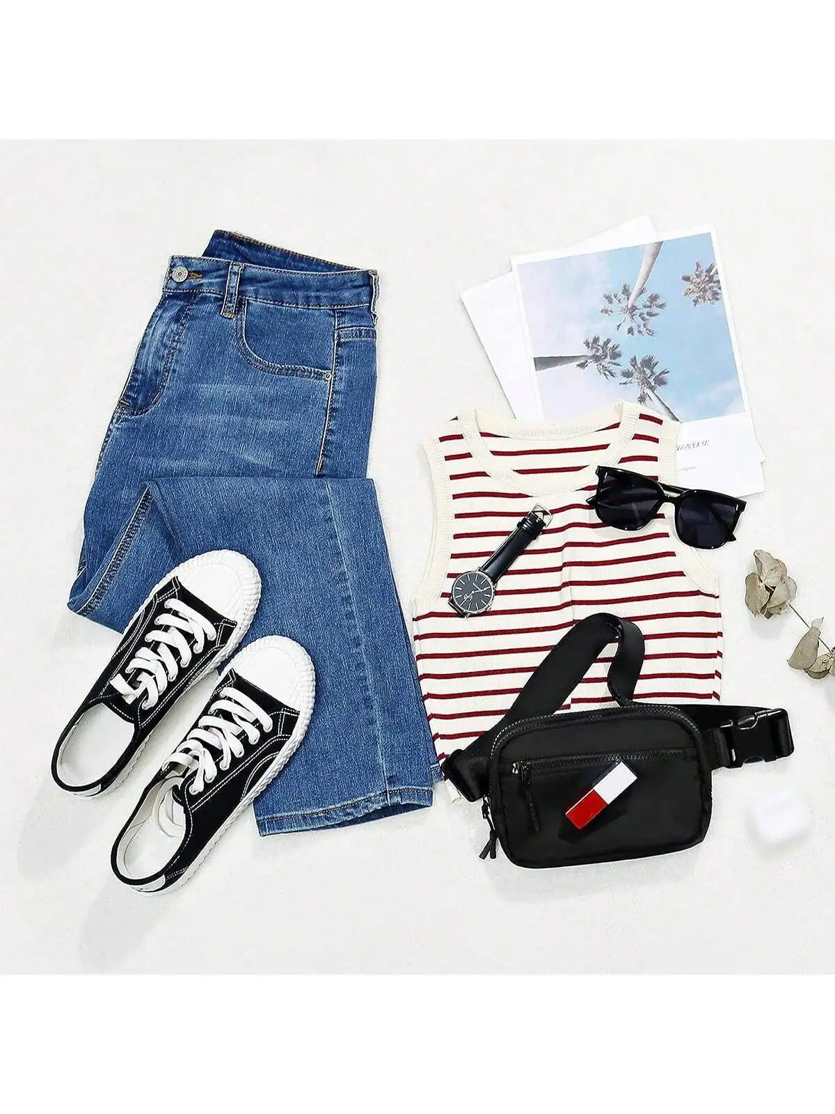 Mini bolso cruzado de 1 l con correa ajustable, resistente al agua, cierre de cremallera, forro de nailon, perfecto para adolescentes, entrenamiento, Ru