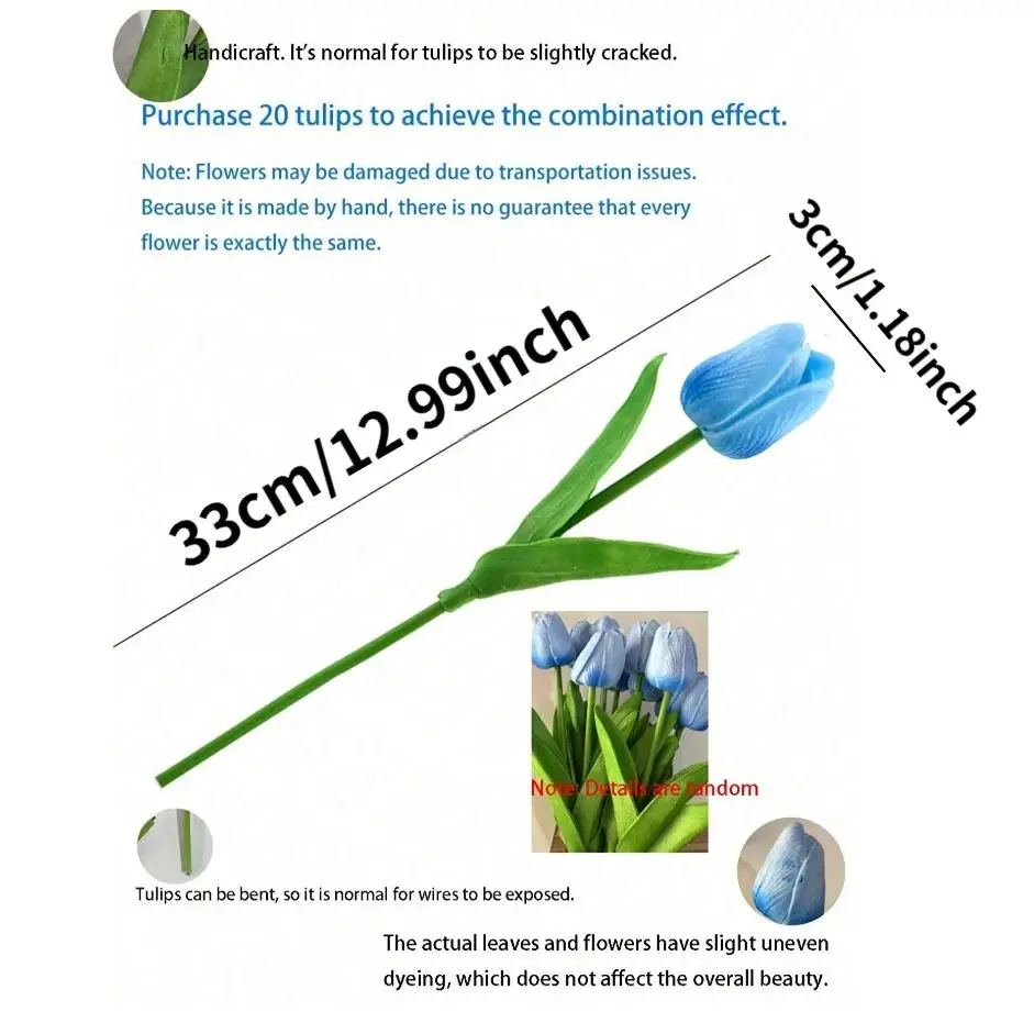 10 زهور توليب صناعية لديكور المنزل، ديكور غرفة المعيشة وغرفة النوم، نباتات مزيفة، ديكور الربيع والصيف، هدية عيد الأم