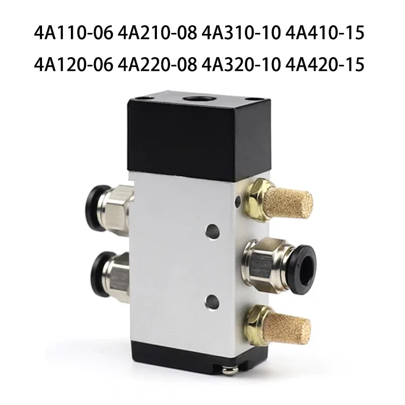 Head Air Control Valve 4A110-06 4A210-08 4A310-10 4A410-15 4A120-06 4A220-08 4A320-10 4A420-155 Way 2 Position Single