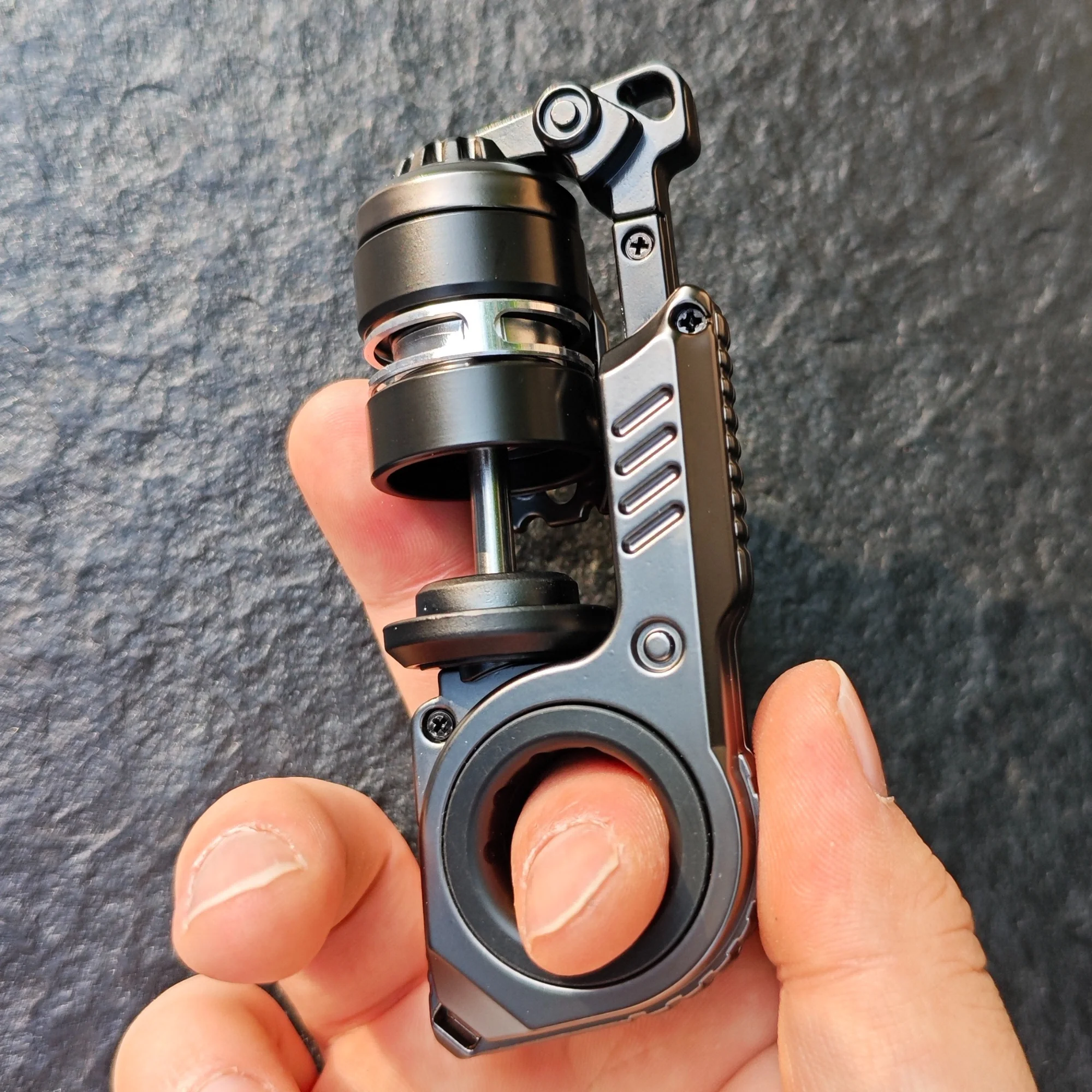 EDC Fidget Sliders Fidget Toys Tuning Fork Fidget Spinner Magnetic Push Egg Mechanical Ratchet Slider Crisp Sound