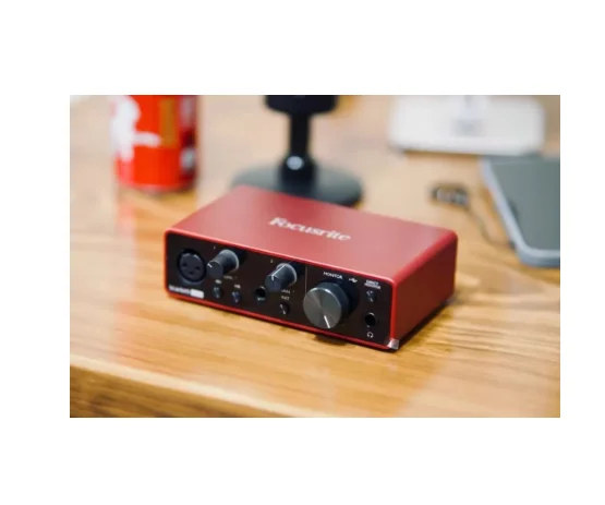 Hot Focusrite Scarlett Solo 3rd Gen Audio Interface Headphone Amplifier USB Recording Sound Card 24-bit/ 192kHz AD-Converters