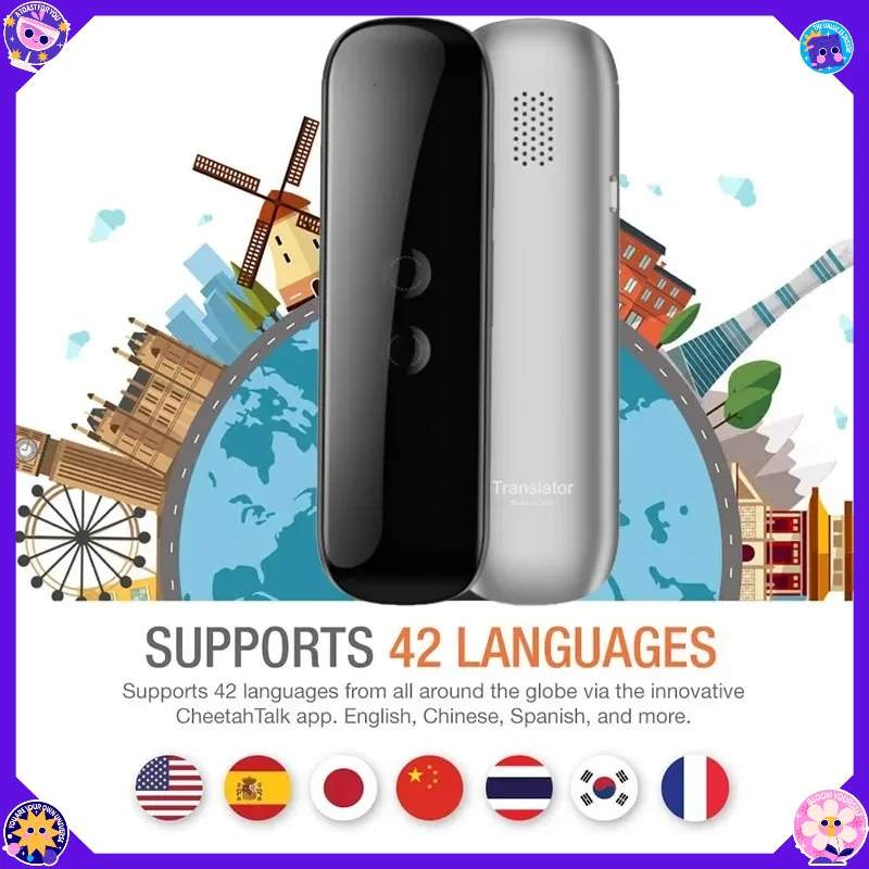 

Портативный интеллектуальный голосовой переводчик G5 2025: устройство двустороннего аудиопереводчика в режиме реального времени