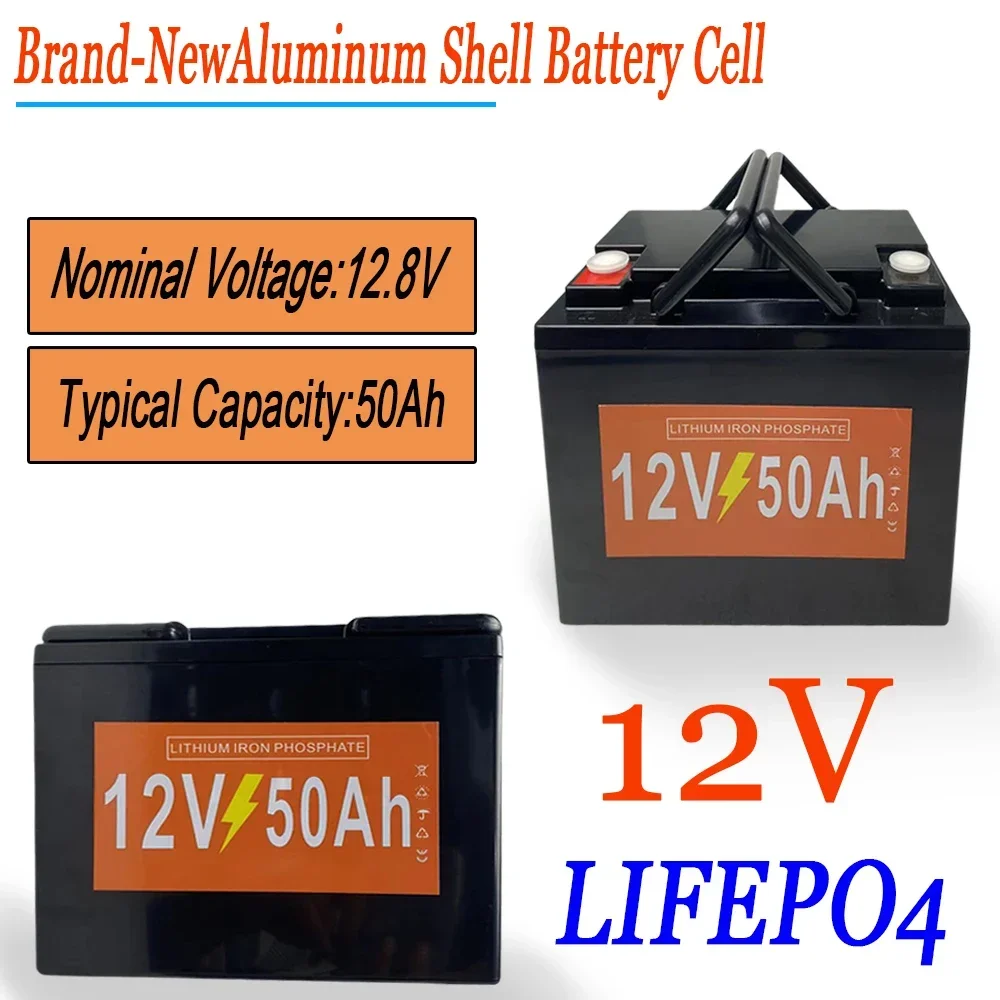 LiFePO 12V 50Ah Battery Pack Built-In BMS,for Sprayer, Electric Vehicle, LED Lamp Battery Andother Equipment Power Supply