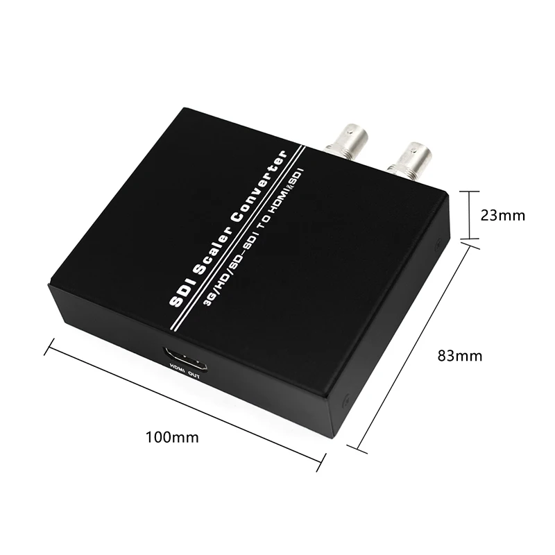 SD-SDI/HD-SDI/3G-SDI SDI to HDMI-compatible Converter SDI2HDMI BNC Scaler Adapter