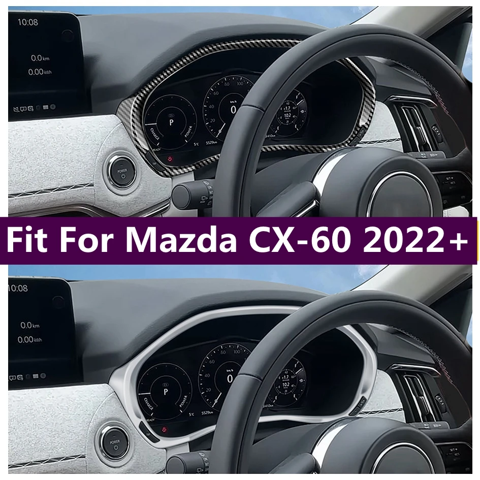 

Dashboard Display Meter Ring Speedometer Gauge Cover Trim Decoration Frame Fit For Mazda CX-60 2022 2023 2024 Car Accessories