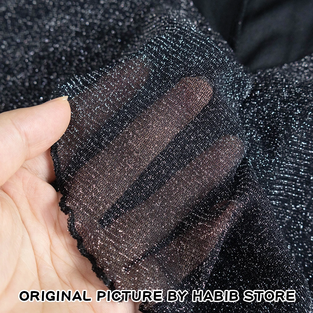 Zwarte mesh dames bling glitter pailletten avondfeestjurk dames doorzichtige mini-jurken met lange mouwen clubwear herfstoutfits