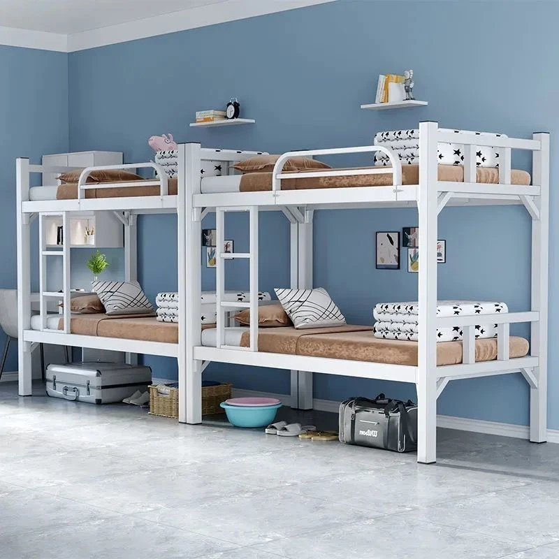Steel Bed Frame High Quality 2 Layers Steel Bunk Bed For Student Double Metaldormitory Beds With Ladder - Image 2