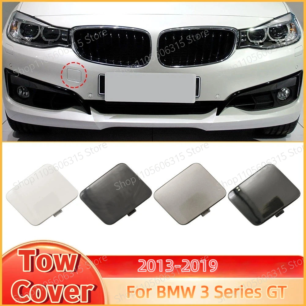 For BMW 3 Series GT Front Bumper Traction Hook Hole Cover F34 Front Bumper Trailer Cover 51117371845