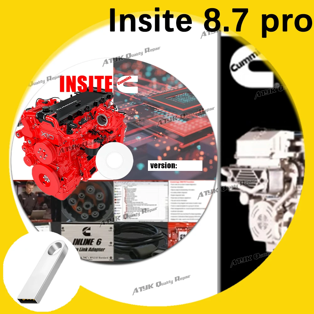 

Insite 8.7 Pro FOR Cu-mmins Scanning tool diagnostic pour voiture Auto Repair INSITE 8.7 Vehicle Maintenance tuning Program VCI