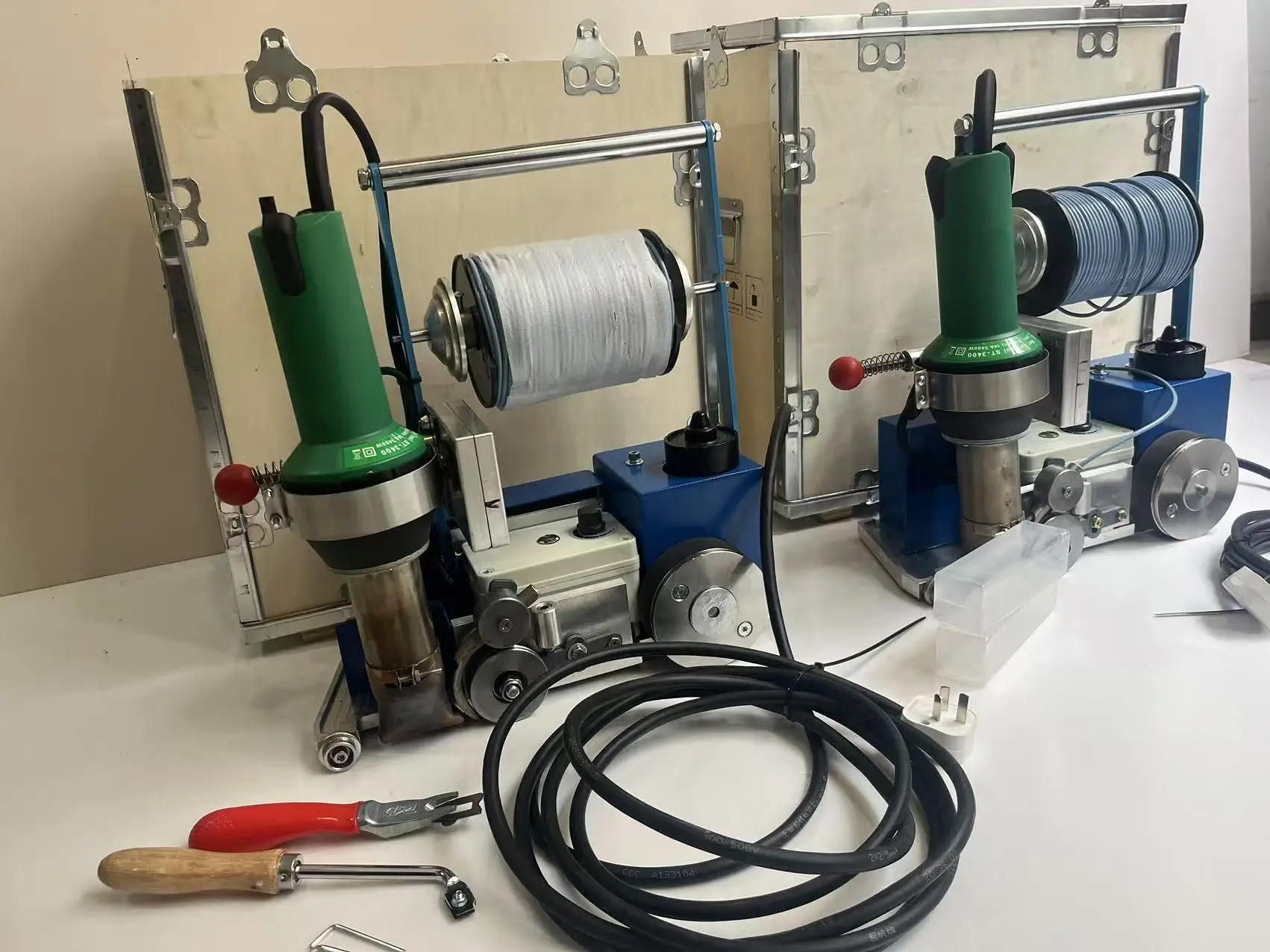 Automatic Vinyl Floor Welder, PVC and Linoleum Floor Hot Air Welding Machine