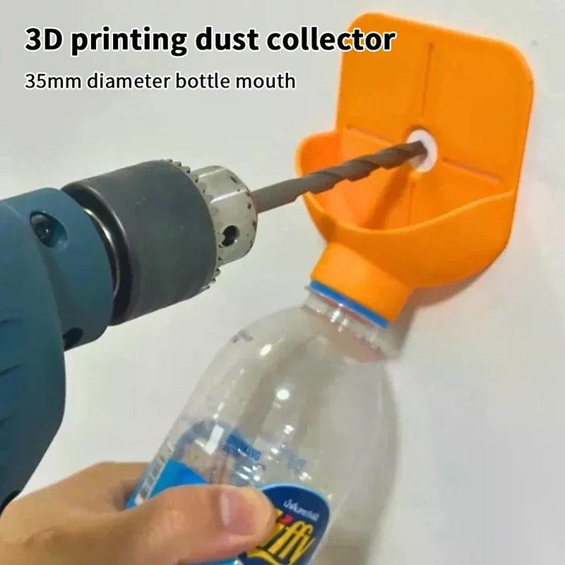 Non-Slip Easy Installation Drill Dust Collector Large Capacity Universal High Efficiency Wall Drilling Dust Collector Box
