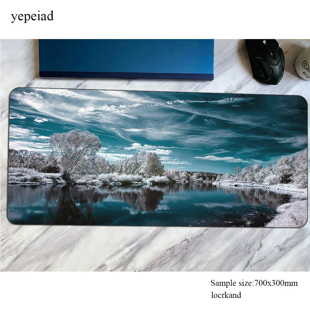 nature mouse pad gamer 700x300x3mm mousepad 3d rubber desk mat Fashion gaming accessories pc game keyboard mats oversized