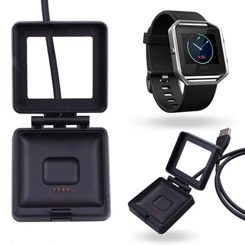 Compatible With For Fit-Bit Blaze Charger, Replacement USB Charging Cable Cord Cradle Dock For Blaze Smart Watch