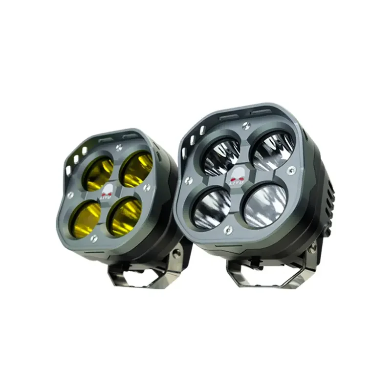 2023 LITU High Quality LED Driving Lights 5 inch Bigger Size of Square LED Work Spotlights 120W LED Pods Lamps for Offroad