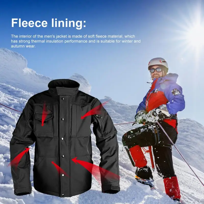 

Autumn Men Jackets Waterproof Fishing Hunting Hiking Camping Climbing Winter Tracksuits Coat Thermal Fall