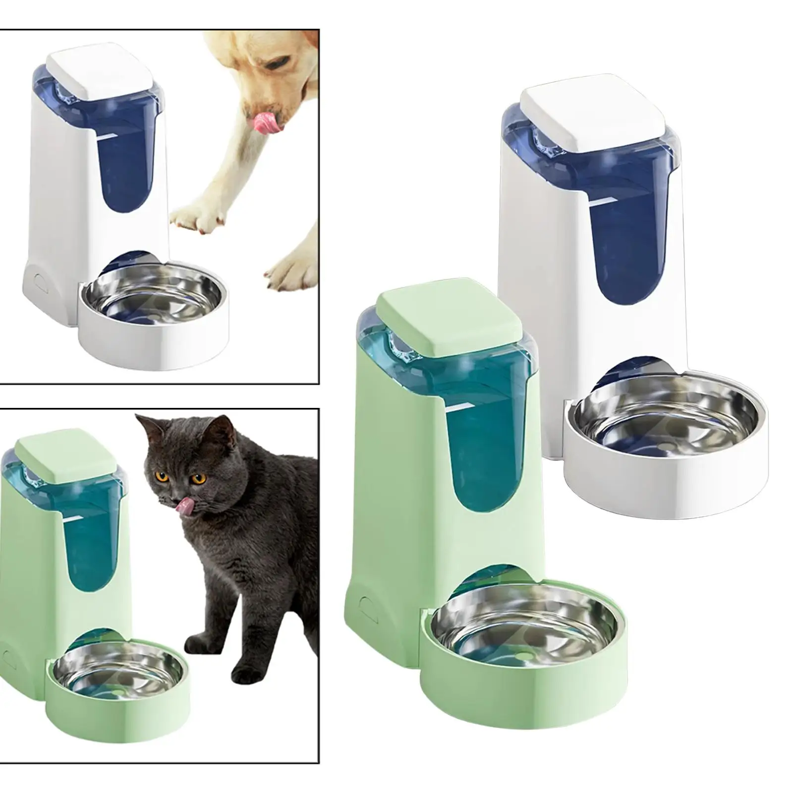 Automatic Pet Water Dispenser, Water Drinker Leakproof No Drip 4L Pet Water