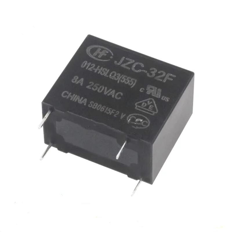 HOT NEW JZC-32F-012-HSLQ3 JZC32F012HSLQ3 12VDC DC12V 12V 8A relay 4PIN