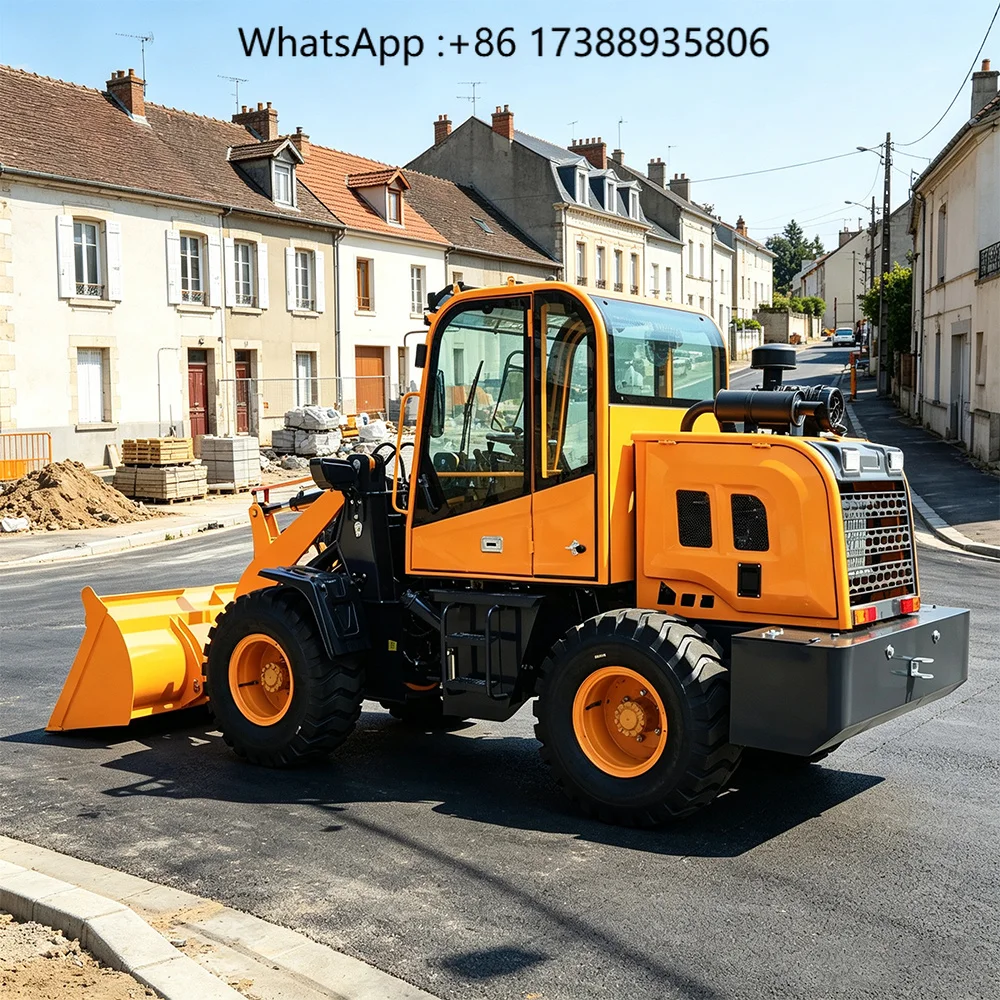 Wheel Loader Euro 5 CE EPA Construction Machines  Loader Material Handling Farm 4WD Hydraulic Wheel Loader