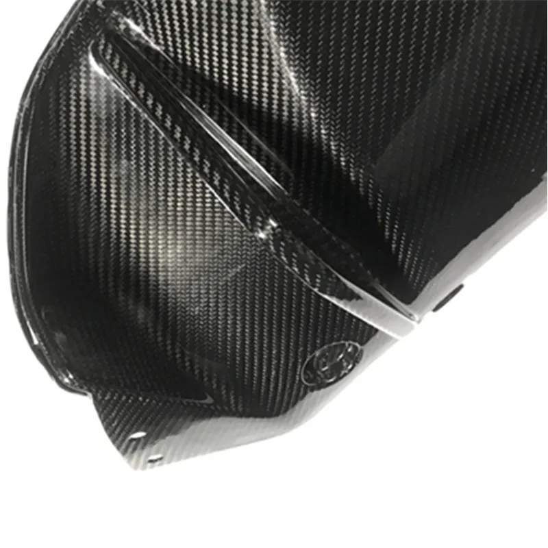 Good Fitment Carbon Fiber Weave P Style Back Lip Rear Bumper Spoiler Diffuser For BMW G30 G38 F90 M5 Car Styling car accessories