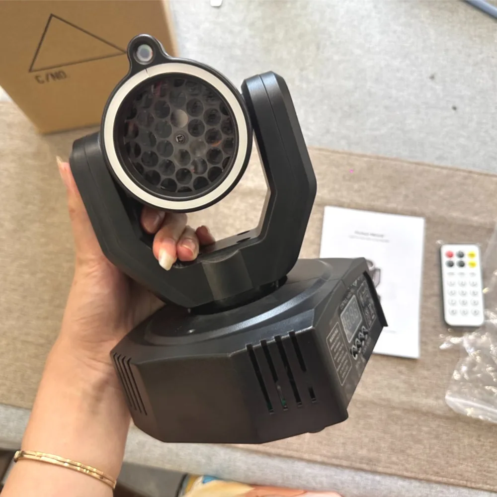 Mini LED Moving Head 30W Beam Patterns RGB DMX Sound Activated Strobe Effect Stage Lighting Projector For DJ Party Club Disco